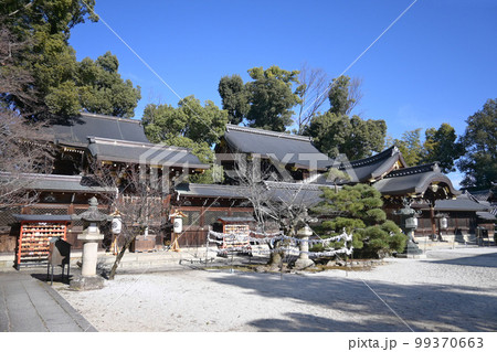 冬の京都市北区 今宮神社の本社と疫社 冬の京都市北区 今宮神社の本社と疫社 99370663
