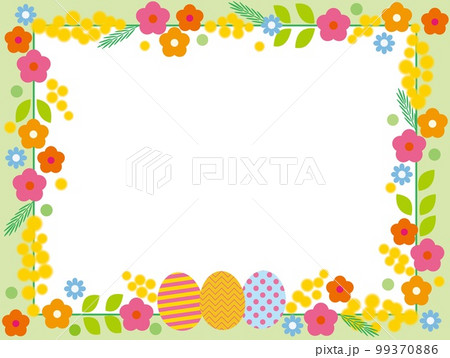 イースター フレーム ホワイトスペース イースター フレーム ホワイトスペース 99370886