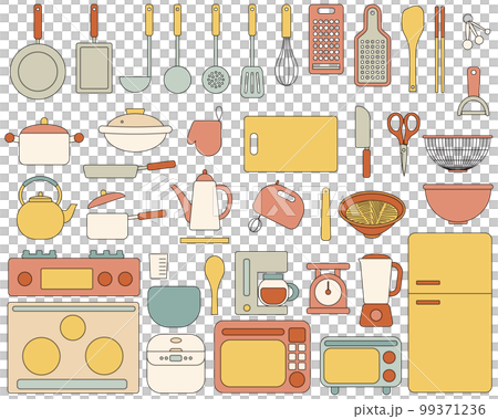 キッチングッズ台所用品線ありカラー 99371236