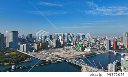 都市の空撮 99372053