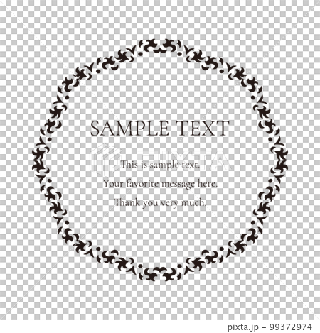 Material_Frame_A decorative frame with a... - Stock Illustration ...