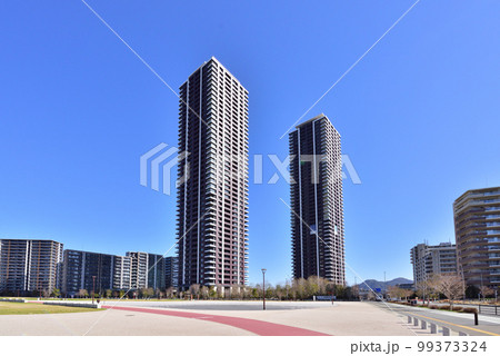 福岡アイランドシティ風景　タワーマンション 99373324