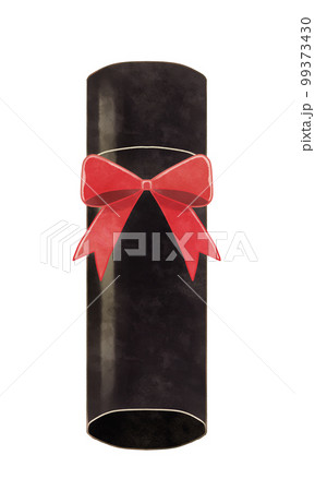 賞状を入れる筒のイラスト素材 賞状を入れる筒のイラスト素材 99373430