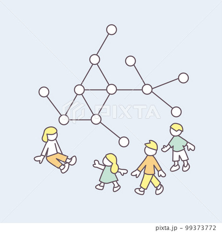 ネットワークの中にある家族。人のつながりを大切にする 99373772