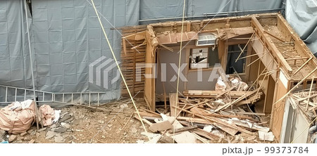 建物 解体 現場 建物 解体 現場 99373784