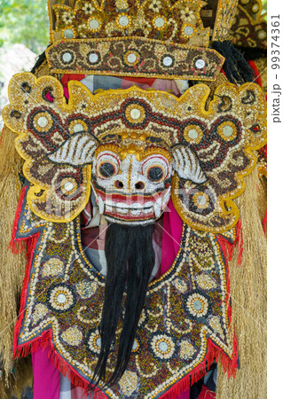 インドネシア・バリ島の絵画 バロン神 聖獣 疫病退散｜Yahoo