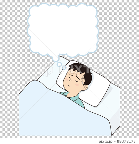 睡在床上的男人 睡在床上的男人 99378175