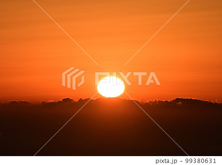 日本百名山「剣山」の御来光、初日の出（2023） 99380631