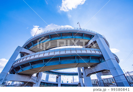 大阪市　千本松大橋　ループ橋 99380841