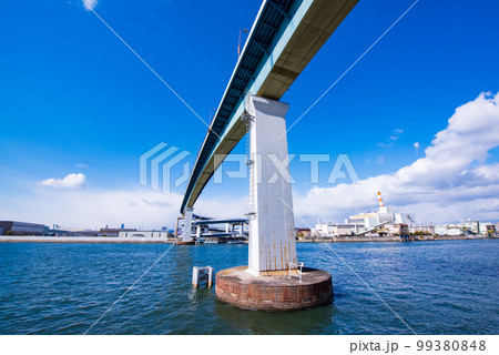 大阪市　千本松大橋　ループ橋 99380848