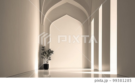 Empty room interior background natural light,Interior of modern and minimalist style living room with a mock up poster Empty canvas frame Empty room interior background natural light,Interior of modern and minimalist style living room with a mock up poster Empty canvas frame 99381285