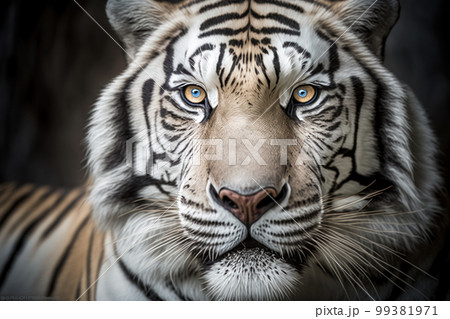 ホワイトタイガーのポートレート ホワイトタイガーのポートレート 99381971