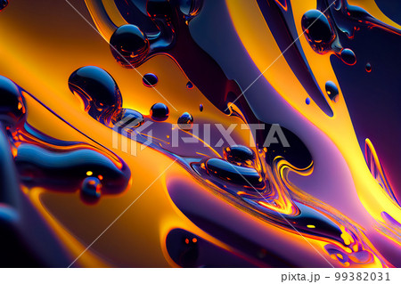 colorful paint drops. Generative AI colorful paint drops. Generative AI 99382031