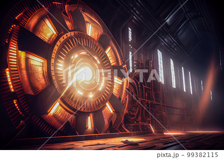 futuristic scientific machines powered by quantum engines. Generative AI futuristic scientific machines powered by quantum engines. Generative AI 99382115