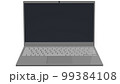 真正面からのノートパソコン 99384108