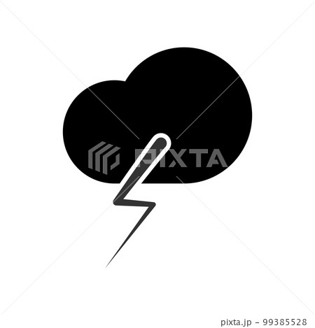 Illustration Vector Graphic of Storm Icon Illustration Vector Graphic of Storm Icon 99385528