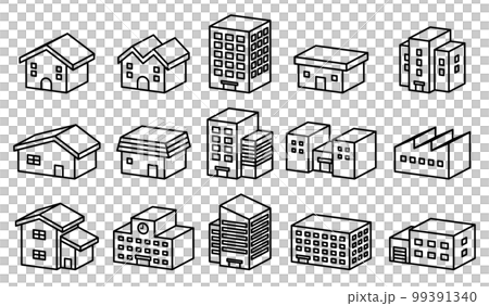 建築三維圖標集 99391340