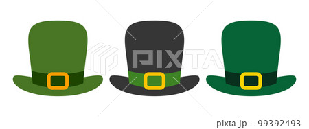 Leprechaun Hat in flat style isolated 99392493