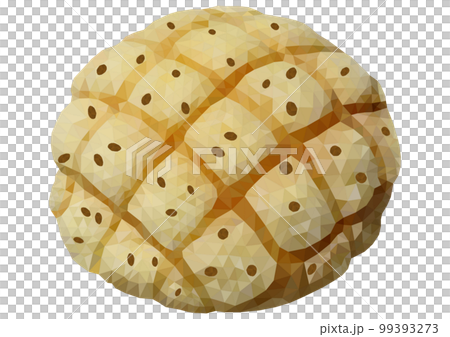 「チョコチップメロンパン」ポリゴン 「チョコチップメロンパン」ポリゴン 99393273