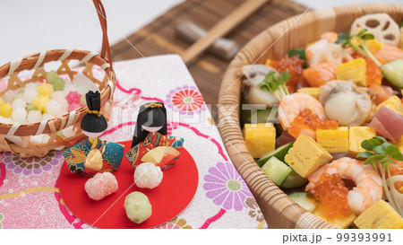 ひな祭りのちらし寿司 イメージ ひな祭りのちらし寿司 イメージ 99393991