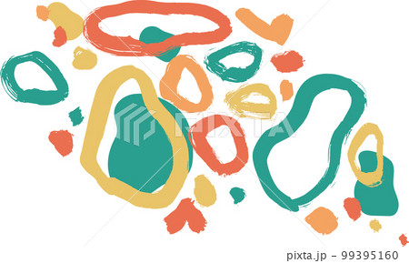 Hand Drawn Minimal Abstract Shapes Contemporary Pattern. Hand Drawn Minimal Abstract Shapes Contemporary Pattern. 99395160