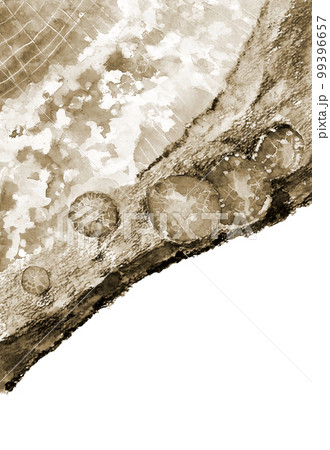 椎茸の原木栽培 ほだ木と椎茸 セピアトーンイラスト【手描き水彩画】白バック コピースペース 椎茸の原木栽培 ほだ木と椎茸 セピアトーンイラスト【手描き水彩画】白バック コピースペース 99396657