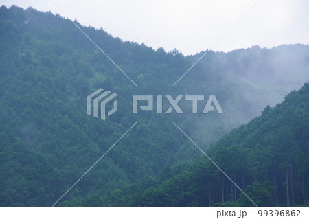 朝霧 山の天気 霧 紀伊半島 山霧 自然現象 朝霧 山の天気 霧 紀伊半島 山霧 自然現象 99396862