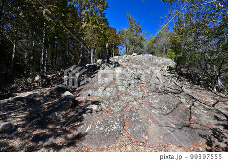 上郡の市街地を一望する 播磨「駒山城」の曲輪と石垣 上郡の市街地を一望する 播磨「駒山城」の曲輪と石垣 99397555