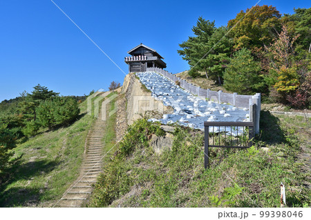 岡山県総社市の鬼城山にある古代山城「鬼ノ城」国史跡 99398046