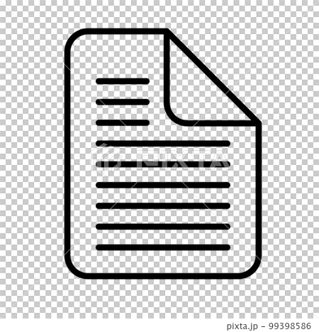 note icon. data file. business documents. vector. 99398586