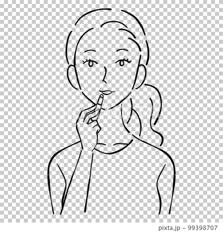 Woman makeup lipstick 99398707