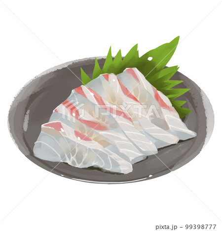 鯛のお刺身 イラスト 鯛のお刺身 イラスト 99398777
