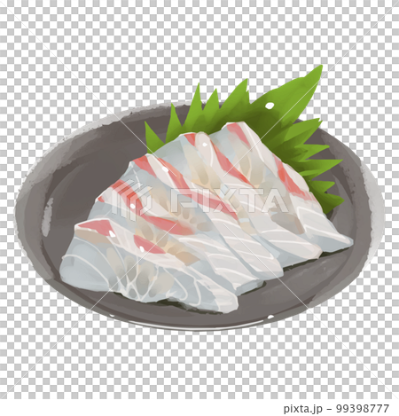 鯛のお刺身 イラスト 鯛のお刺身 イラスト 99398777