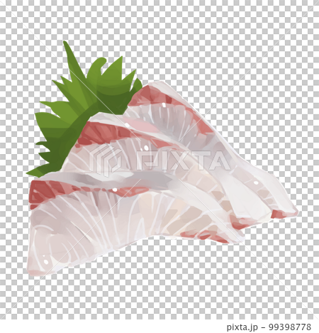 油甘魚生魚片插圖 油甘魚生魚片插圖 99398778
