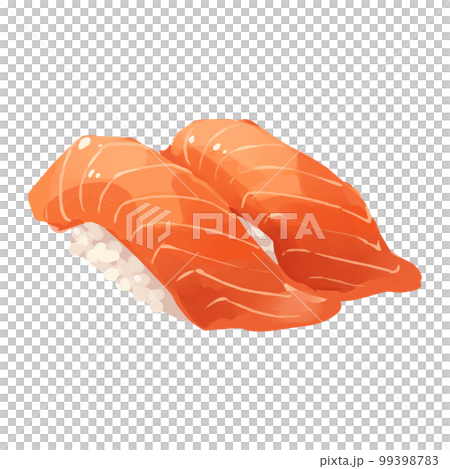 三文魚壽司圖 三文魚壽司圖 99398783
