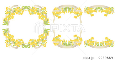 菜の花フレームセット 99398891