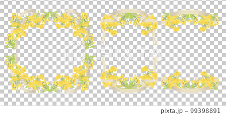 油菜花框架集 油菜花框架集 99398891