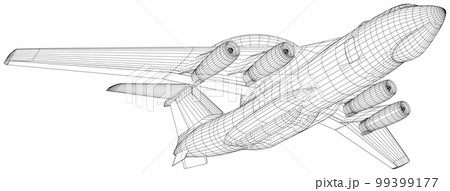 Vector AWACS Plane. Available EPS-10 vector format Vector AWACS Plane. Available EPS-10 vector format 99399177