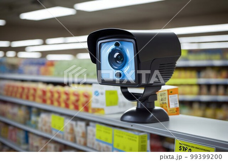 Security CCTV camera. Generative AI 99399200