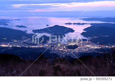 宇和島の夜景 宇和島の夜景 99399271
