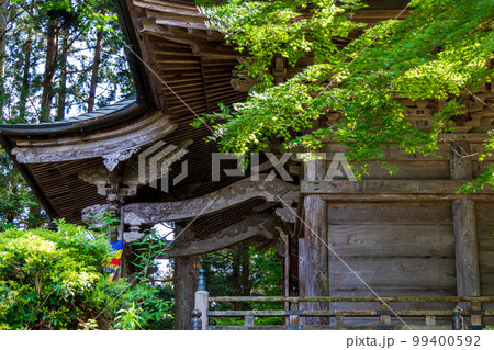 岩手県西磐井郡平泉町平泉 中尊寺と境内の風景 岩手県西磐井郡平泉町平泉 中尊寺と境内の風景 99400592