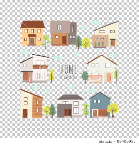 房子住宅插圖集 99400955