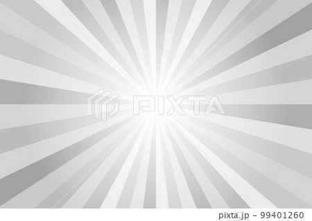 Sun rays background. White and grey radial abstract comic pattern. Vector explosion abstract lines backdrop 99401260