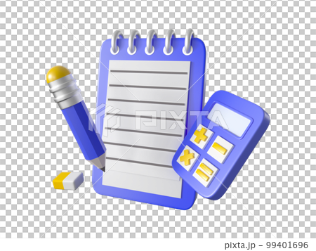 3 D レンダリング教育学習漫画の要素 99401696