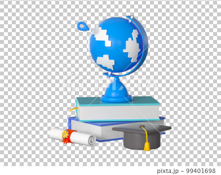 3d 渲染教育學習卡通元素 99401698