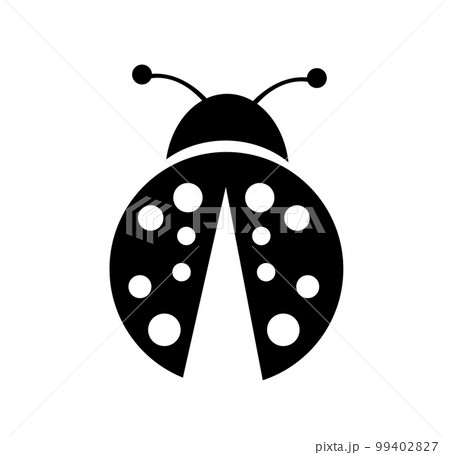 Ladybug vector illustration on white Ladybug vector illustration on white 99402827