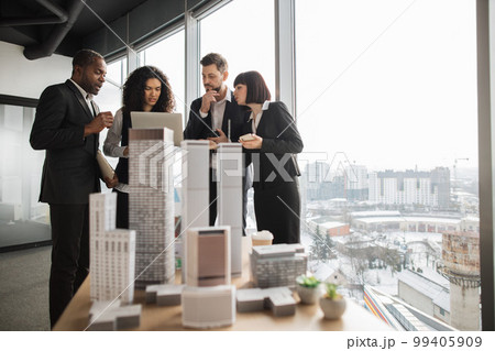 Business, company strategy, financial report concept. 99405909