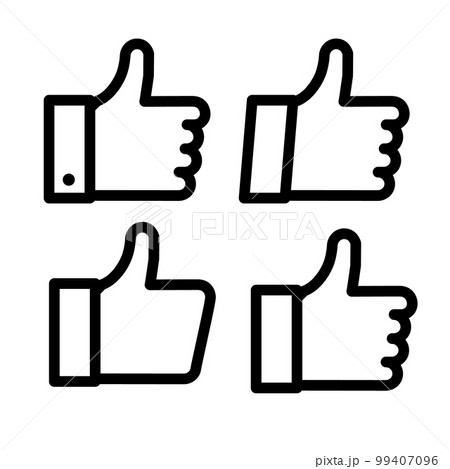 いいねアイコンセット いいねアイコンセット 99407096