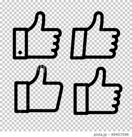 いいねアイコンセット いいねアイコンセット 99407096