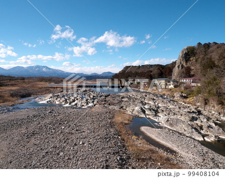 佐貫観音橋からの風景 99408104